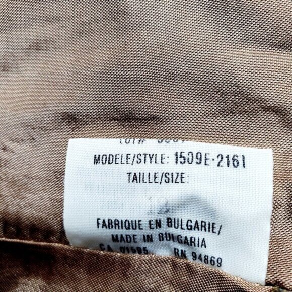 VINTAGE 60s Plaid Wool Green Women's blazer Jacket Size 12 - Picture 6 of 8